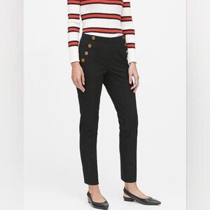 Sz 4 - Banana Republic Black Sloan Skinny-Fit Sailor Pant